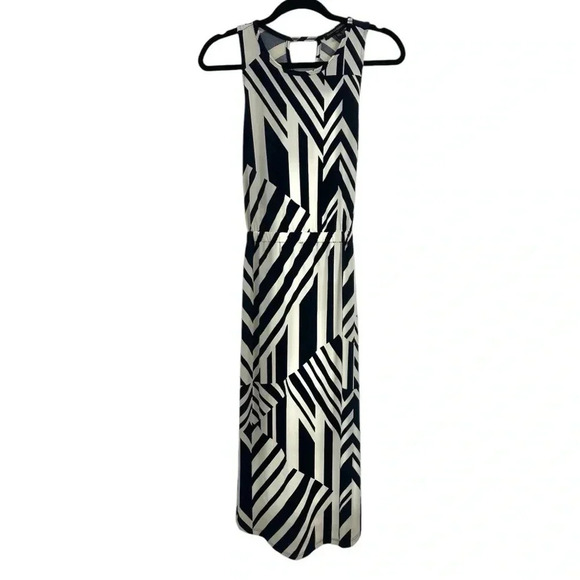 Banana Republic Dresses & Skirts - NWT Banana Republic Midi Dress Blue And White Size XS Interview Office